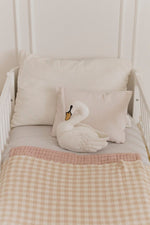 LORENA CANALS - Couverture Tricotée Vichy Rose