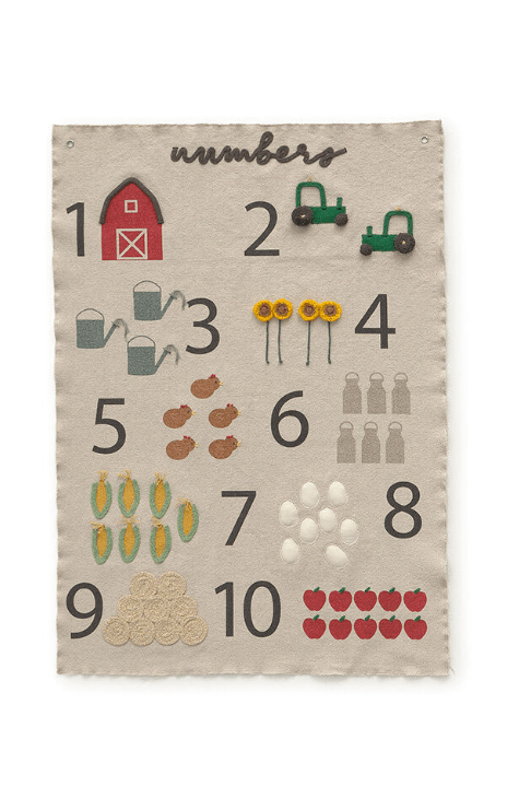 LORENA CANALS - Décoration Murale à Suspendre - Numéros de Ferme