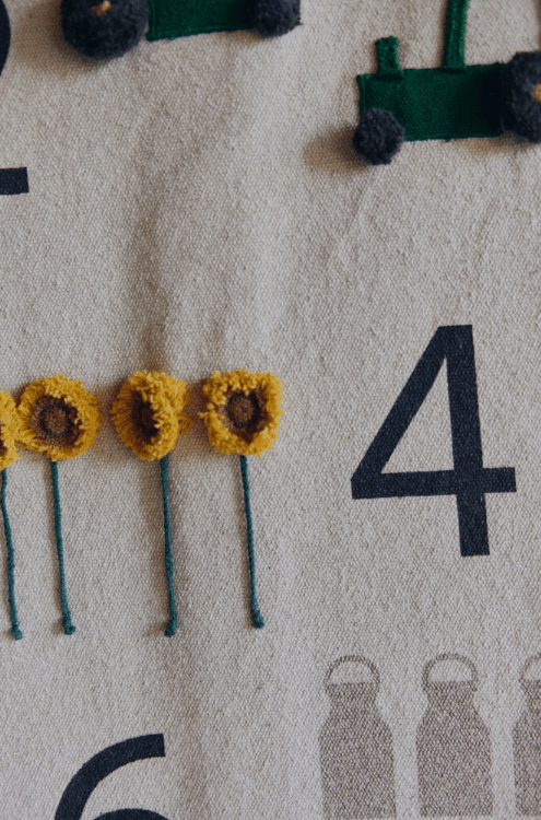 LORENA CANALS - Décoration Murale à Suspendre - Numéros de Ferme