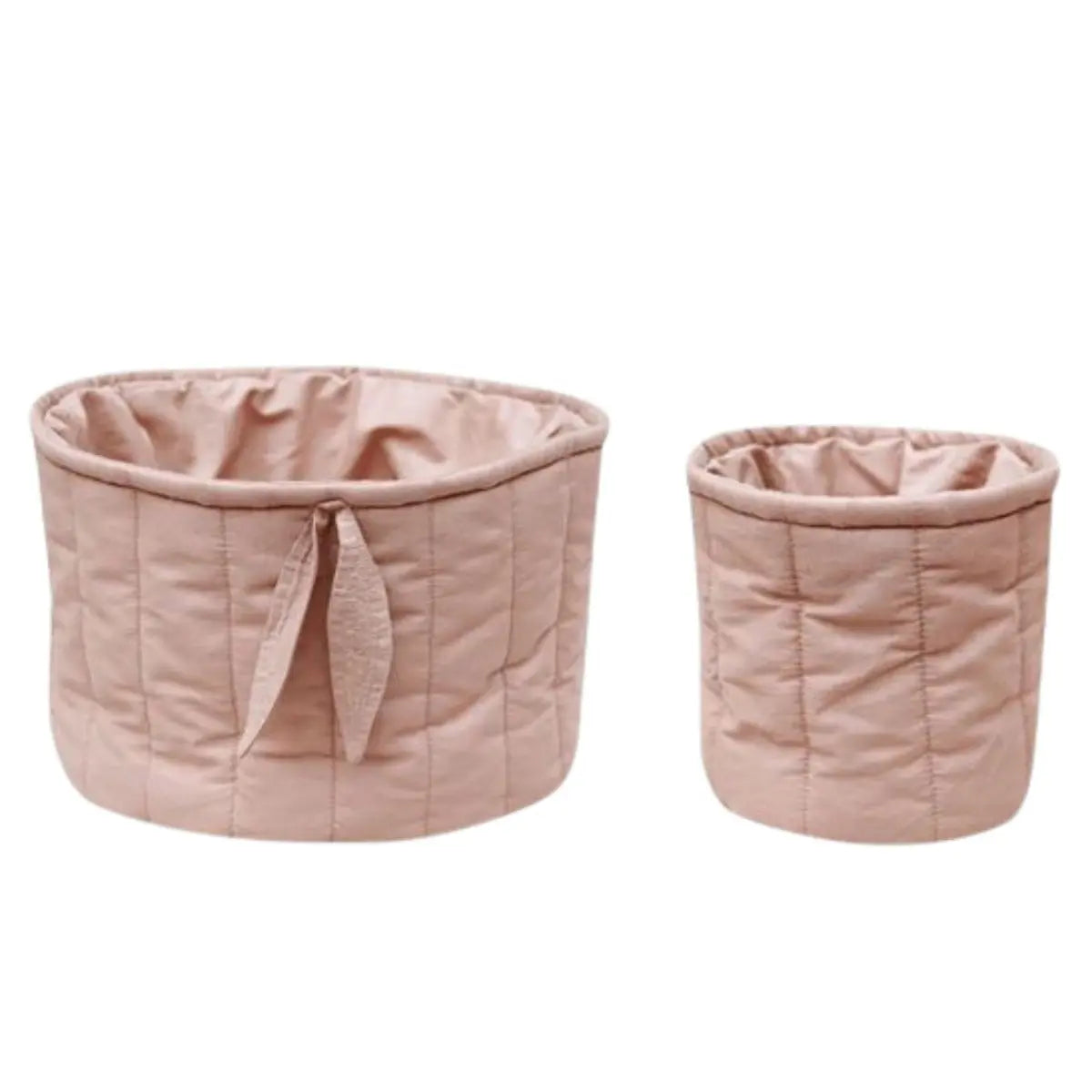 LORENA CANALS - Ensemble De Deux Paniers Matelassés Vintage Nude