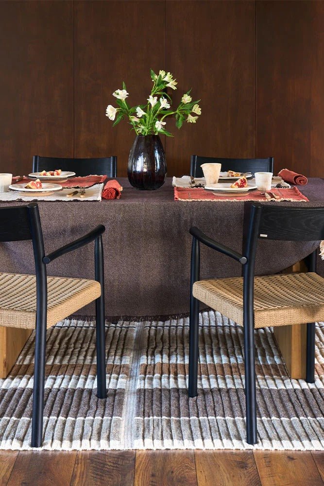 LORENA CANALS - Nappe Vertical Coffebean 170 X 250 Cm