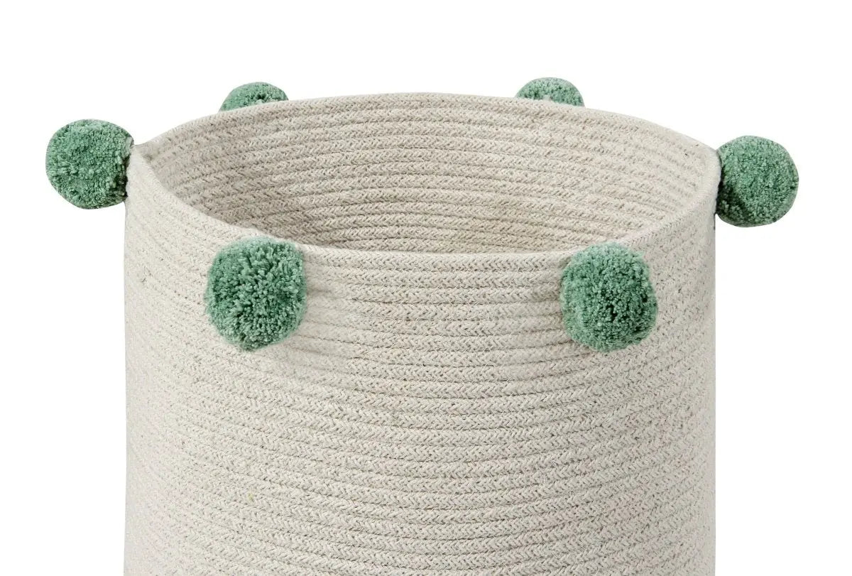 LORENA CANALS - Panier de Rangement Bubbly Naturel - Vert