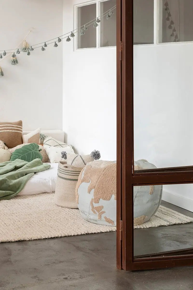 LORENA CANALS - Panier de Rangement Twin Bleu