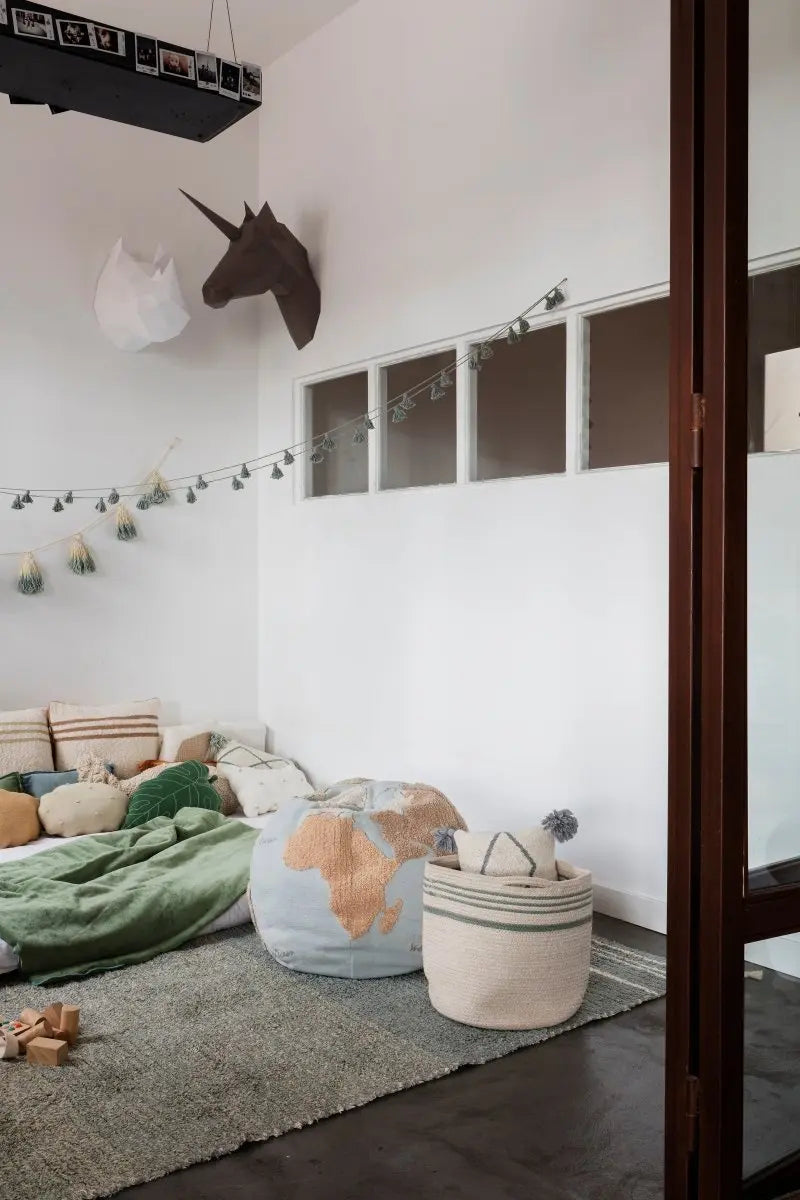 LORENA CANALS - Panier de Rangement Twin Bleu