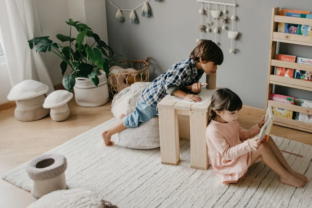 LORENA CANALS - Panier de Rangement Twin Bleu