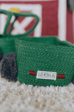 LORENA CANALS - Panier en Forme de Tracteur - Gris Foncé