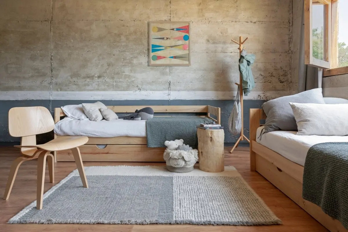 LORENA CANALS - Panier En Laine Mouton Rose Nez