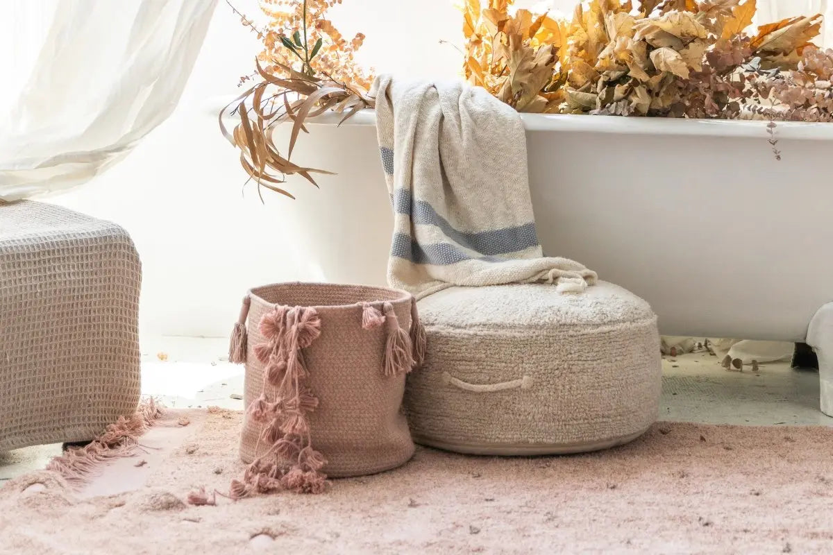 LORENA CANALS - Panier Woody Vintage Nude