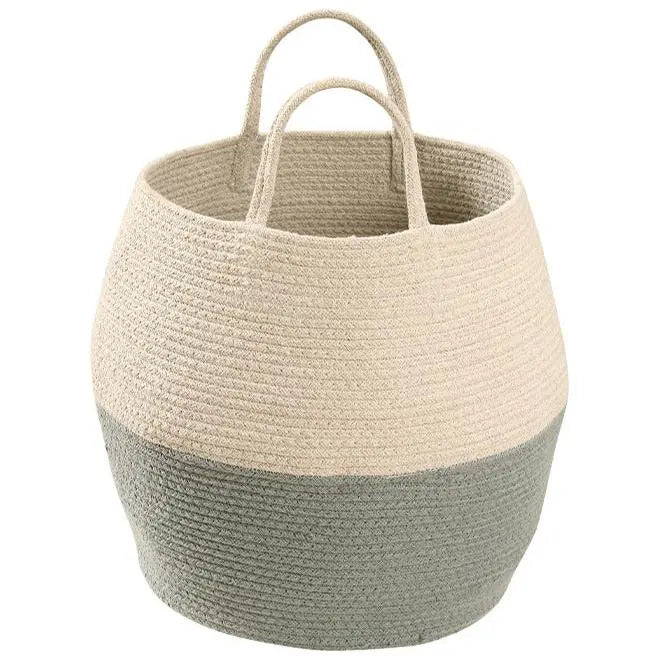LORENA CANALS - Panier Zoco Vintage Bleu - Naturel