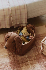 LORENA CANALS - Plaid Écossais Tissé À La Main Rose 140 X 200 Cm