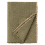 LORENA CANALS - Plaid Tissé Main Kaki 130 X 180 Cm