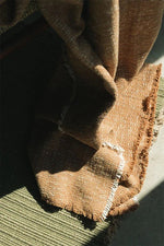 LORENA CANALS - Plaid Tissé Main Ocre 130 X 180 Cm