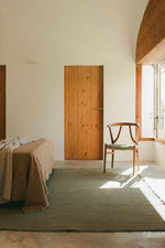 LORENA CANALS - Plaid Tissé Main Ocre 130 X 180 Cm