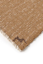 LORENA CANALS - Plaid Tissé Main Ocre 130 X 180 Cm