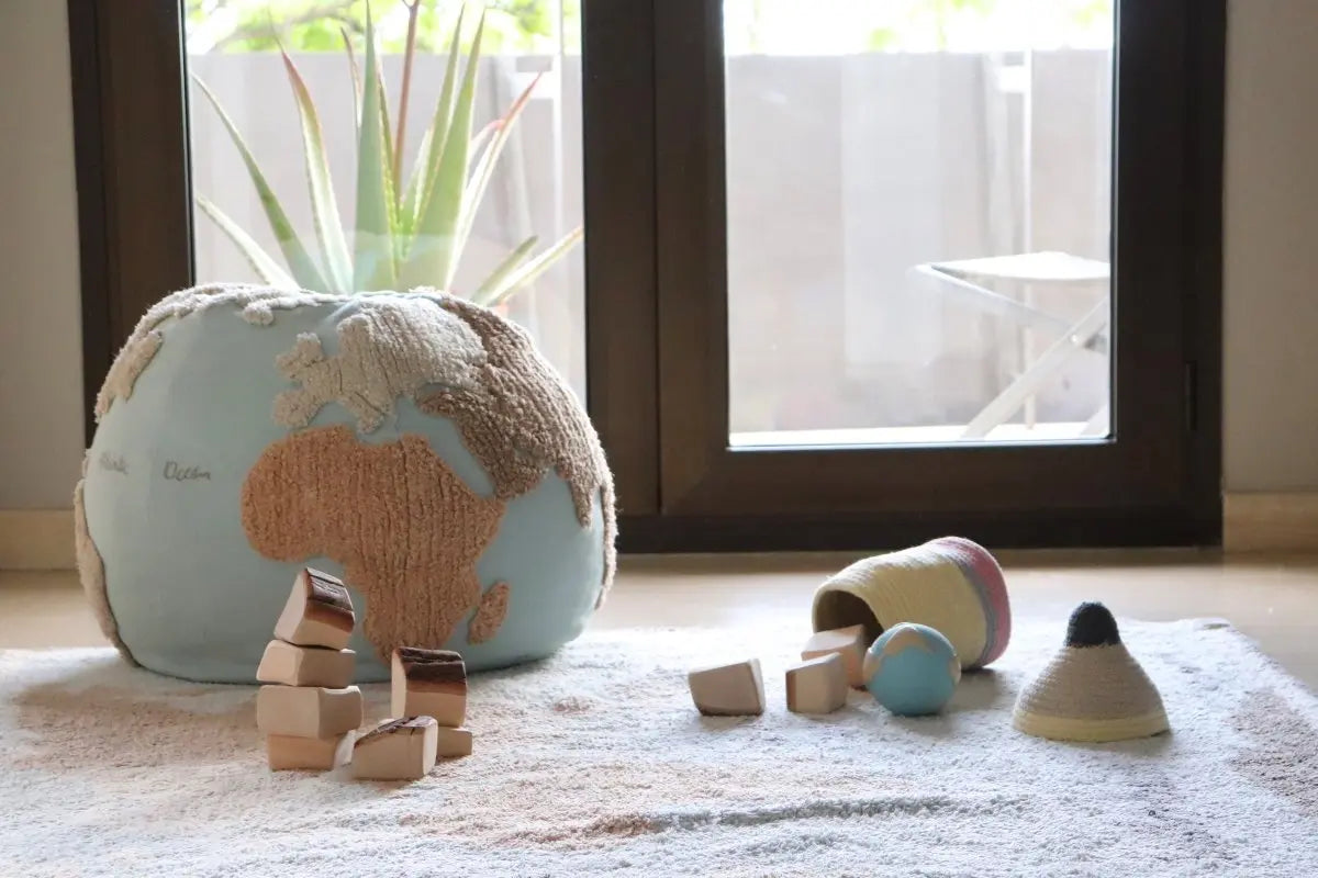 LORENA CANALS - Pouf Carte Du Monde