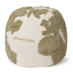 LORENA CANALS - Pouf Carte Du Monde En Tissu Recyclé