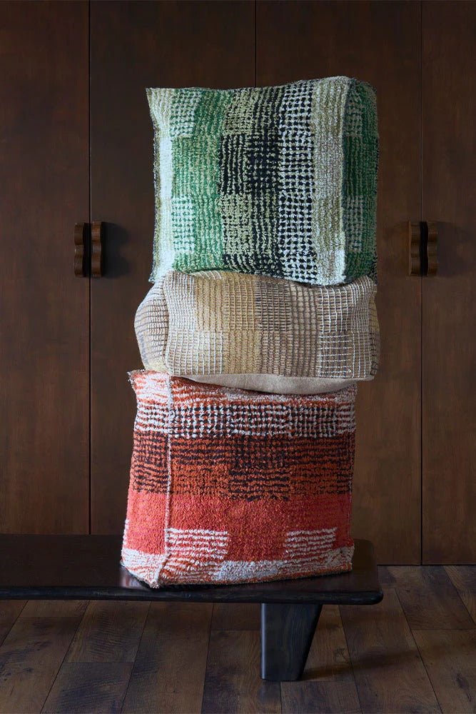LORENA CANALS - Pouf City Réversible Maple Red