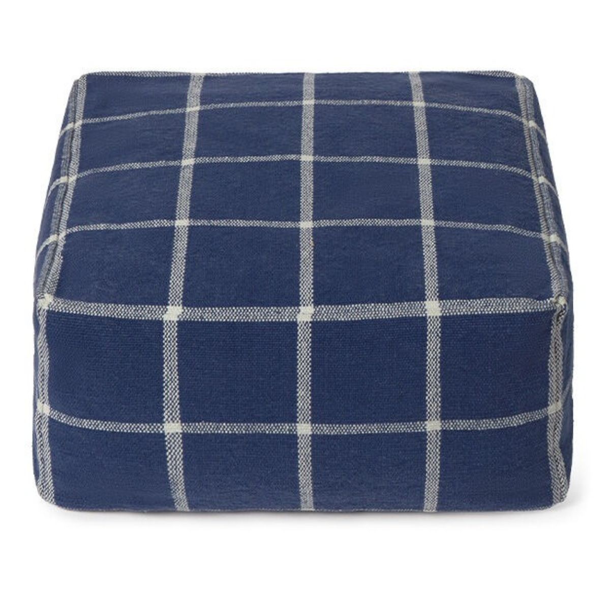 LORENA CANALS - Pouf Geo Block Navy Blue
