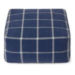 LORENA CANALS - Pouf Geo Block Navy Blue