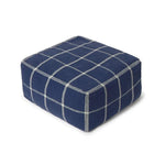 LORENA CANALS - Pouf Geo Block Navy Blue
