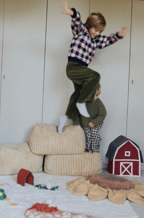 LORENA CANALS - Pouf Pour Enfants - Meule de Foin 52 x 30 x 30 Cm