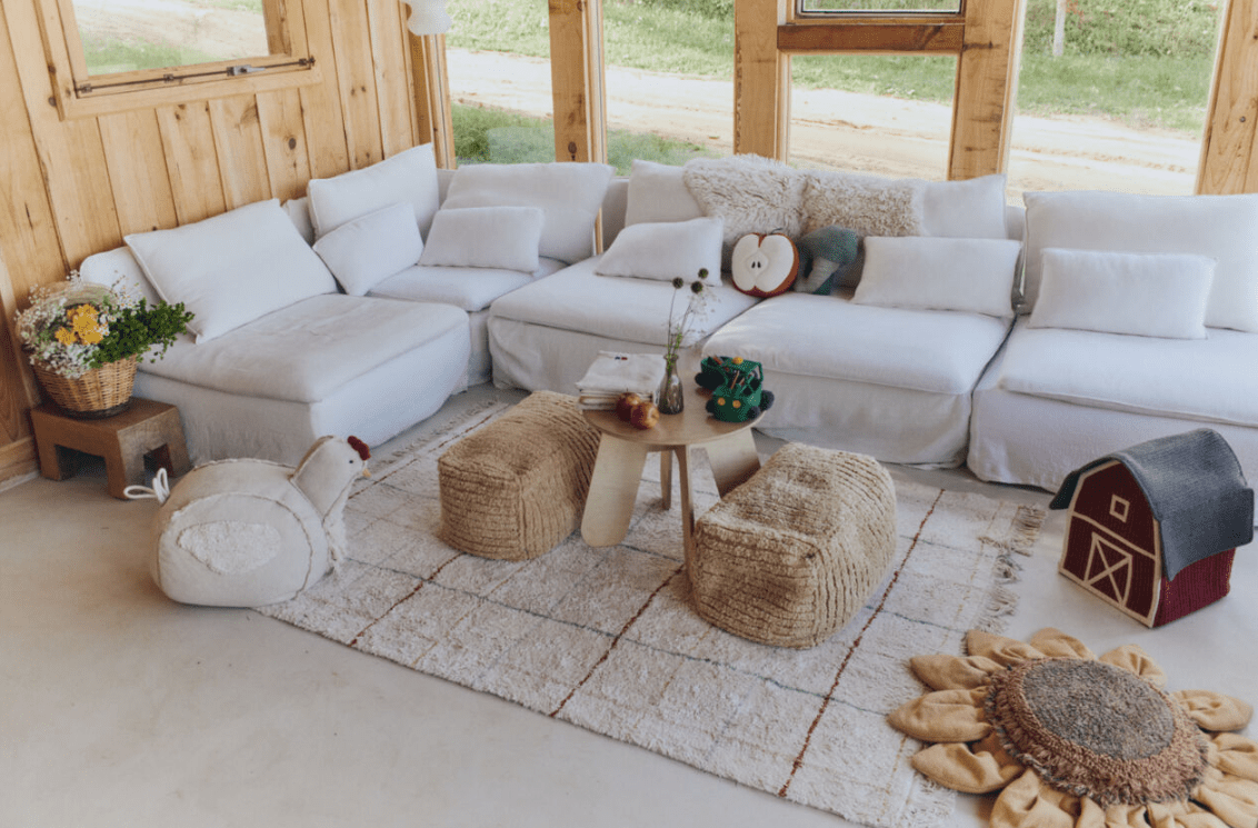 LORENA CANALS - Pouf Pour Enfants - Meule de Foin 52 x 30 x 30 Cm