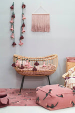 LORENA CANALS - Pouf Rose Cendrée Du Jardin Anglais