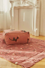 LORENA CANALS - Pouf Rose Cendrée Du Jardin Anglais