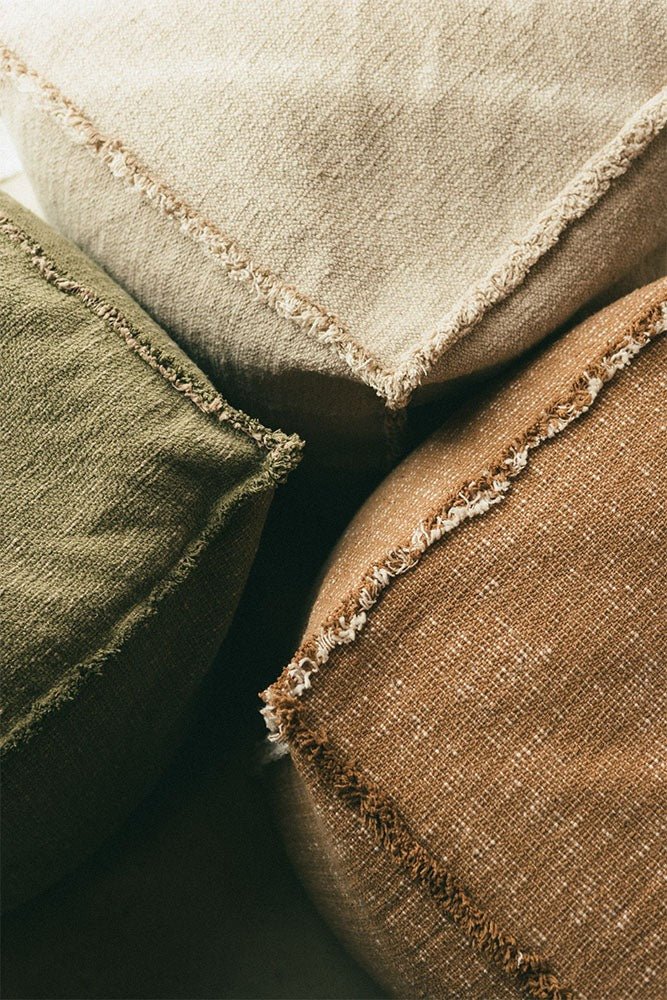 LORENA CANALS - Pouf Tissé Main Beige