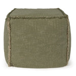 LORENA CANALS - Pouf Tissé Main Kaki