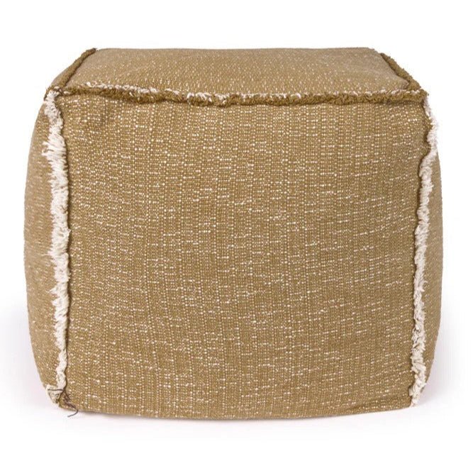 LORENA CANALS - Pouf Tissé Main Ocre
