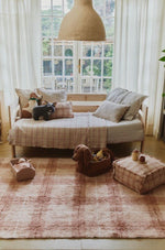 LORENA CANALS - Pouf Tissé Main - Rose