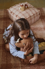 LORENA CANALS - Pouf Tissé Main - Rose