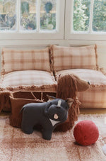 LORENA CANALS - Pouf Tissé Main - Rose