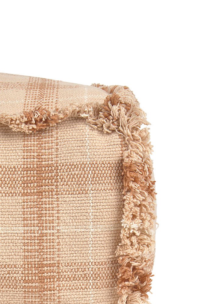 LORENA CANALS - Pouf Tissé Main - Rose