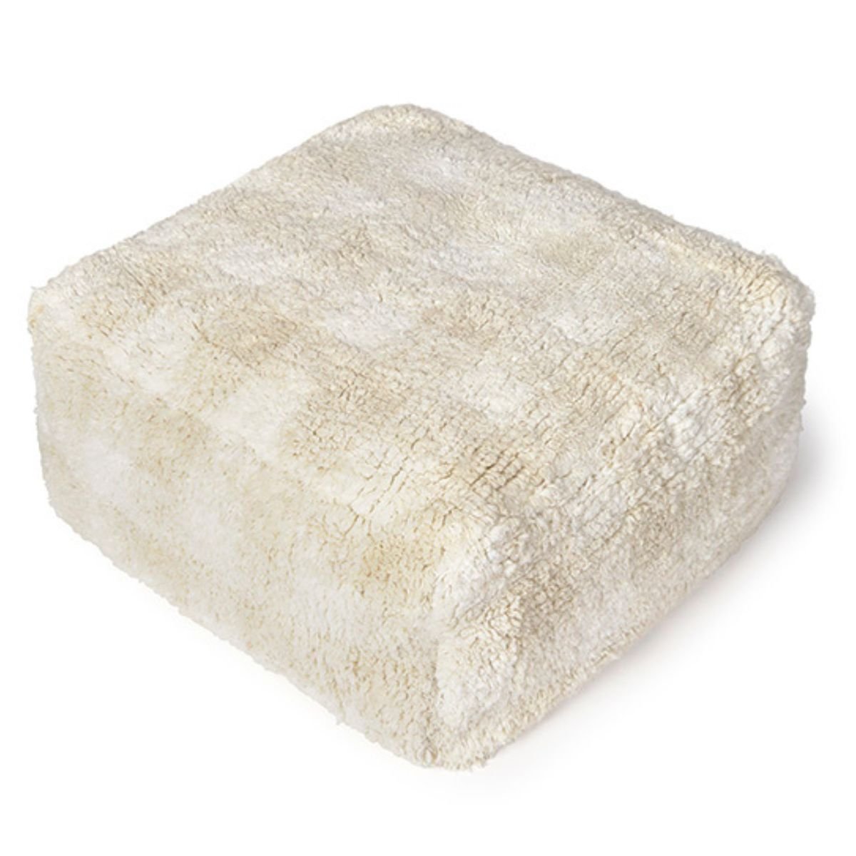 LORENA CANALS - Pouf Vichy Ivoire