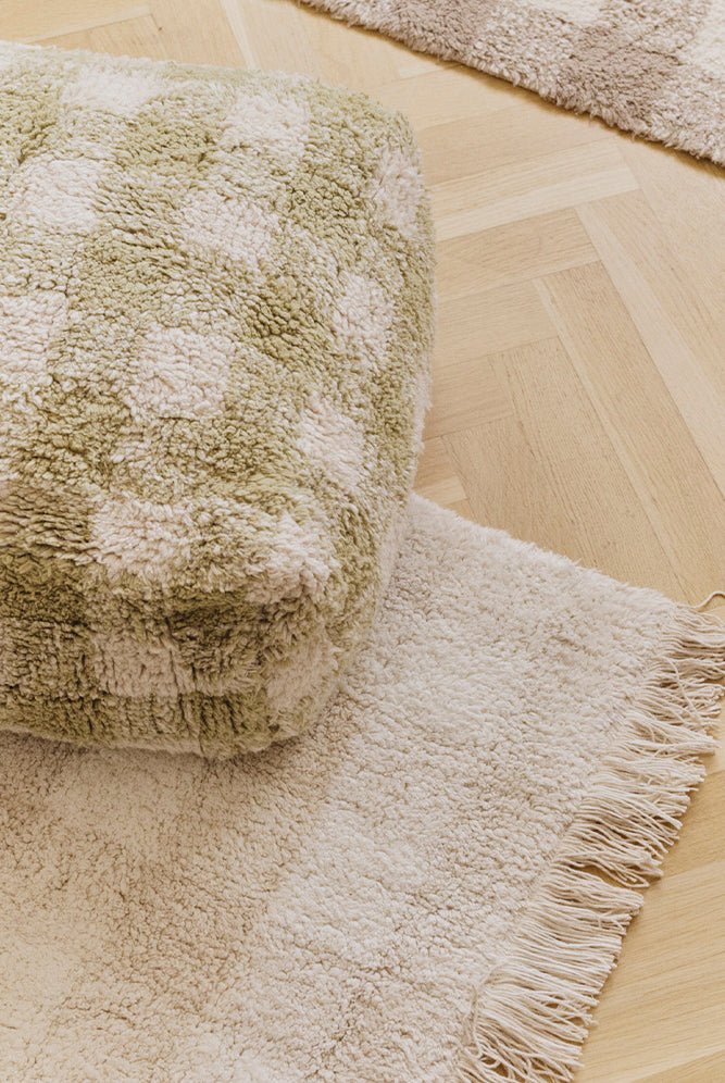 LORENA CANALS - Pouf Vichy Matcha