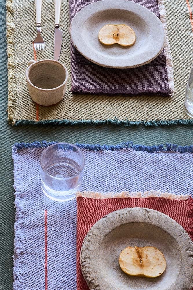LORENA CANALS - Set De 4 Serviettes Vertical Coffebean
