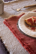 LORENA CANALS - Set De 4 Serviettes Vertical Terracota
