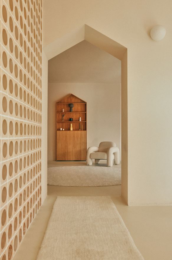 LORENA CANALS - Tapis À Laine Longue Naturel 80 X 250 Cm