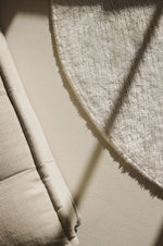 LORENA CANALS - Tapis À Laine Rond Naturel Ø 180 Cm