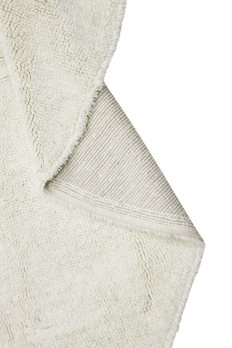 LORENA CANALS - Tapis À Laine Rond Naturel Ø 180 Cm