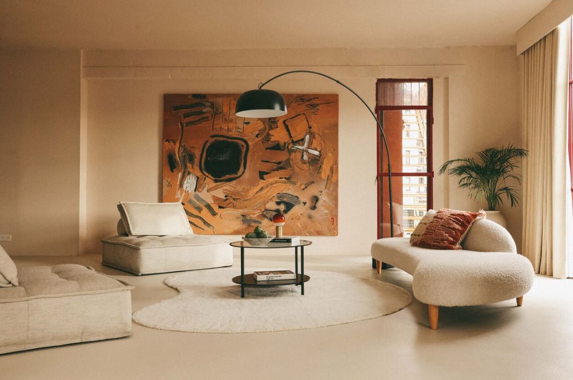LORENA CANALS - Tapis À Laine Silhouette Naturel 150 X 200 Cm