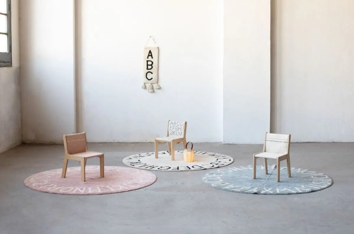 LORENA CANALS - Tapis Abc - Ecru Ø150 Cm