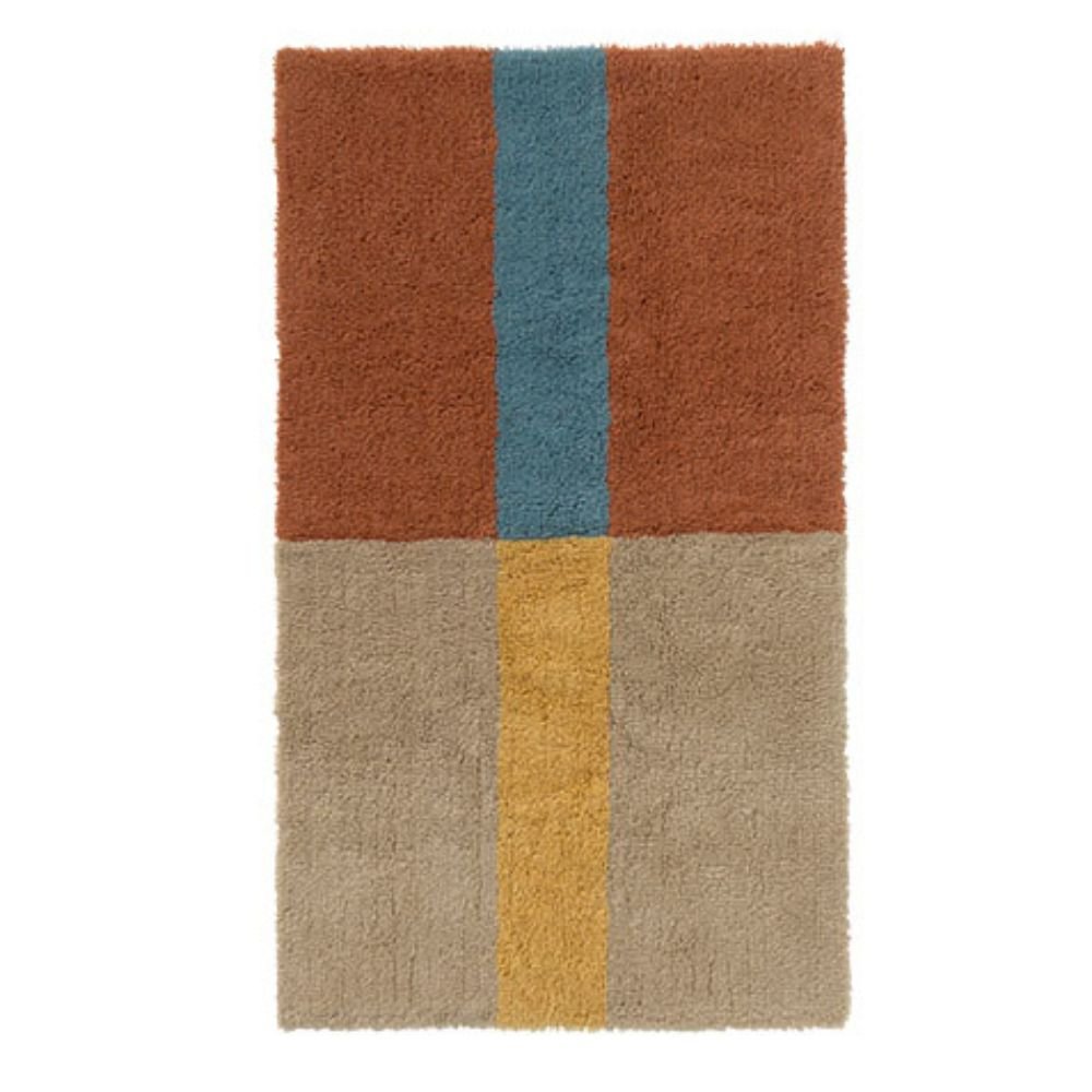 LORENA CANALS - Tapis De Couloir En Laine Chroma - Cannelle 80 x 140 Cm