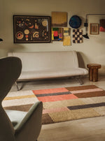 LORENA CANALS - Tapis De Couloir En Laine Chroma - Corail Épicé 80 x 230 Cm