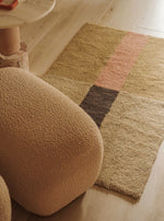 LORENA CANALS - Tapis De Couloir En Laine Chroma - Rose Poudré 80 x 140 Cm
