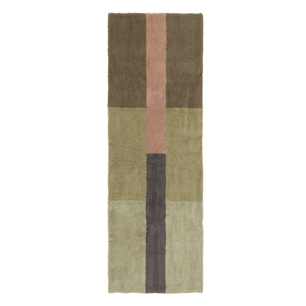 LORENA CANALS - Tapis De Couloir En Laine Chroma Rose - Poudré 80 x 230 Cm