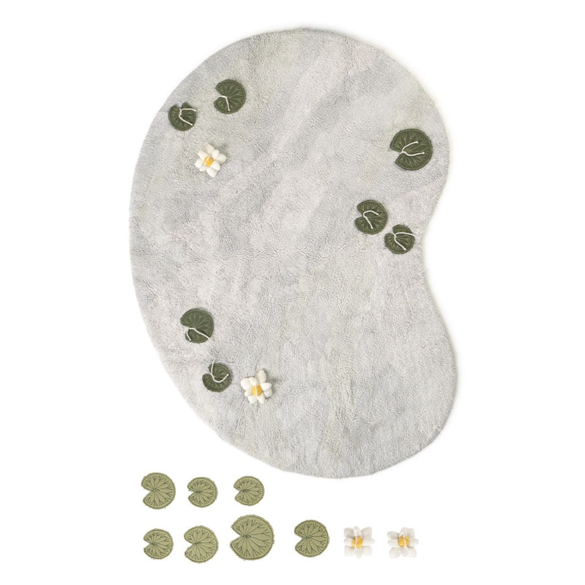 LORENA CANALS - Tapis De Jeu Lavable Lac Des Cygnes 130 x 170 Cm