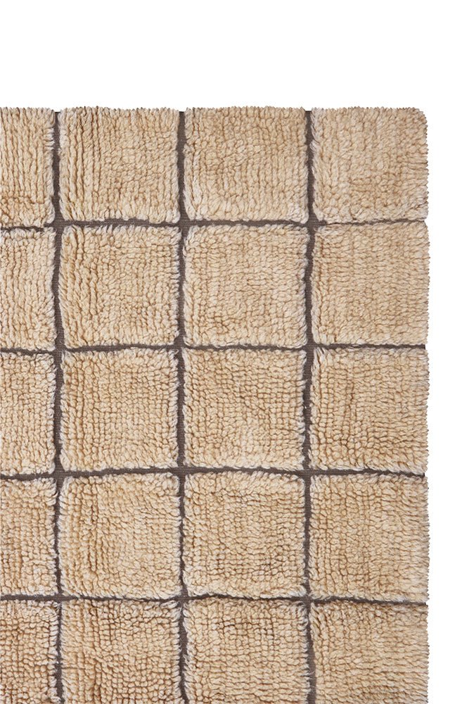 LORENA CANALS - Tapis De Passage En Laine Mosaic Ambre 80 X 230 Cm